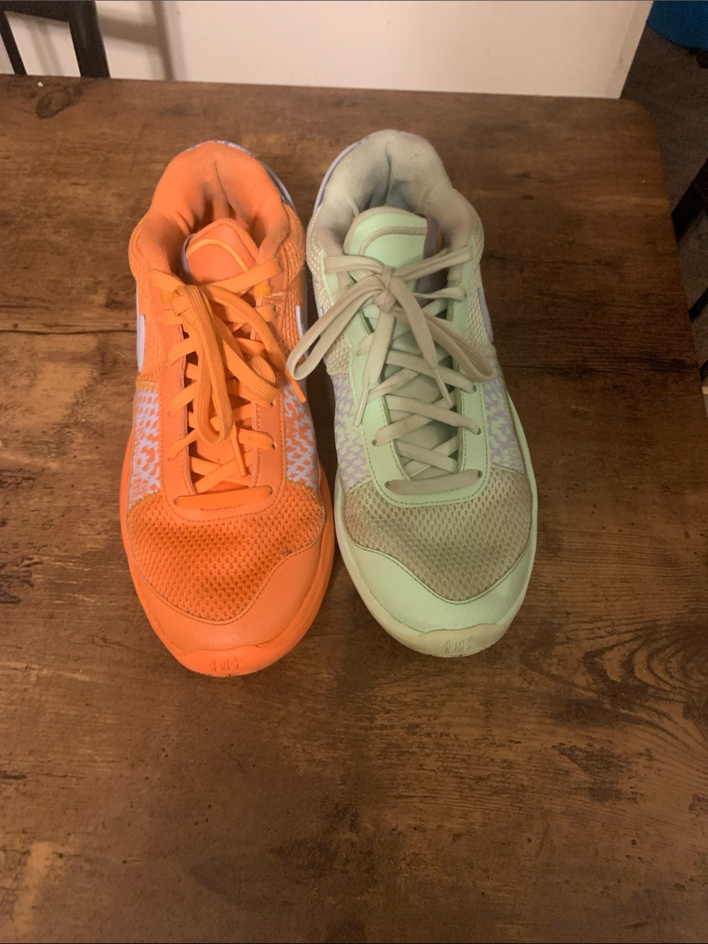 Nike Men's Athletic Shoes Orange & Light Green JA 1 Basketball shoes